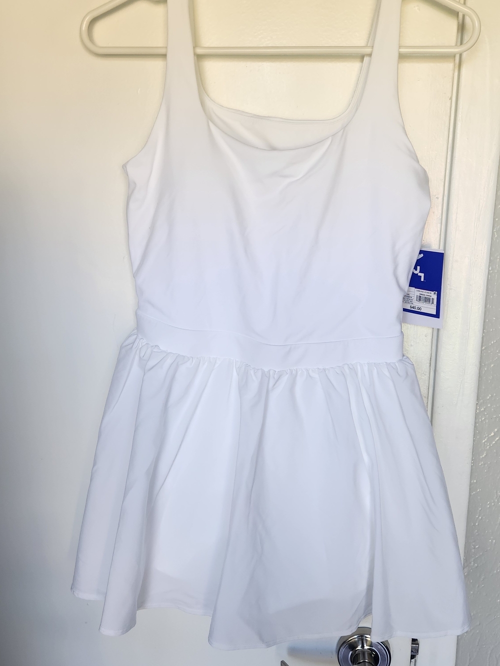 JOY LAB Active Dress in White NWT